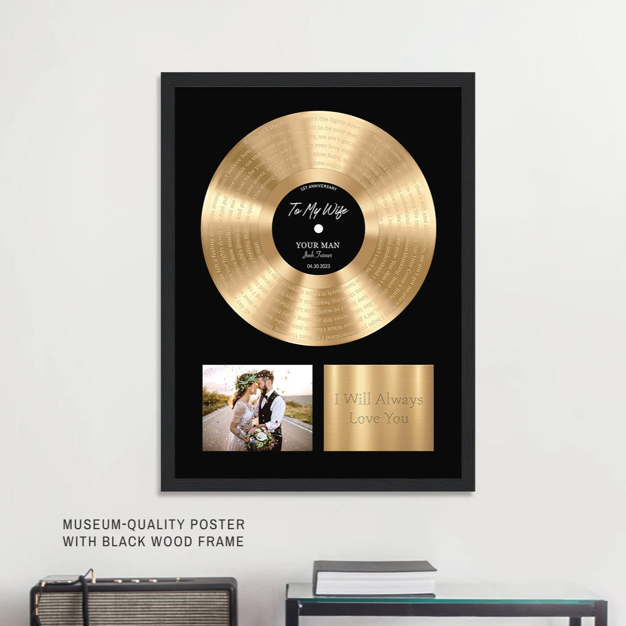 First Dance Lyrics On Canvas