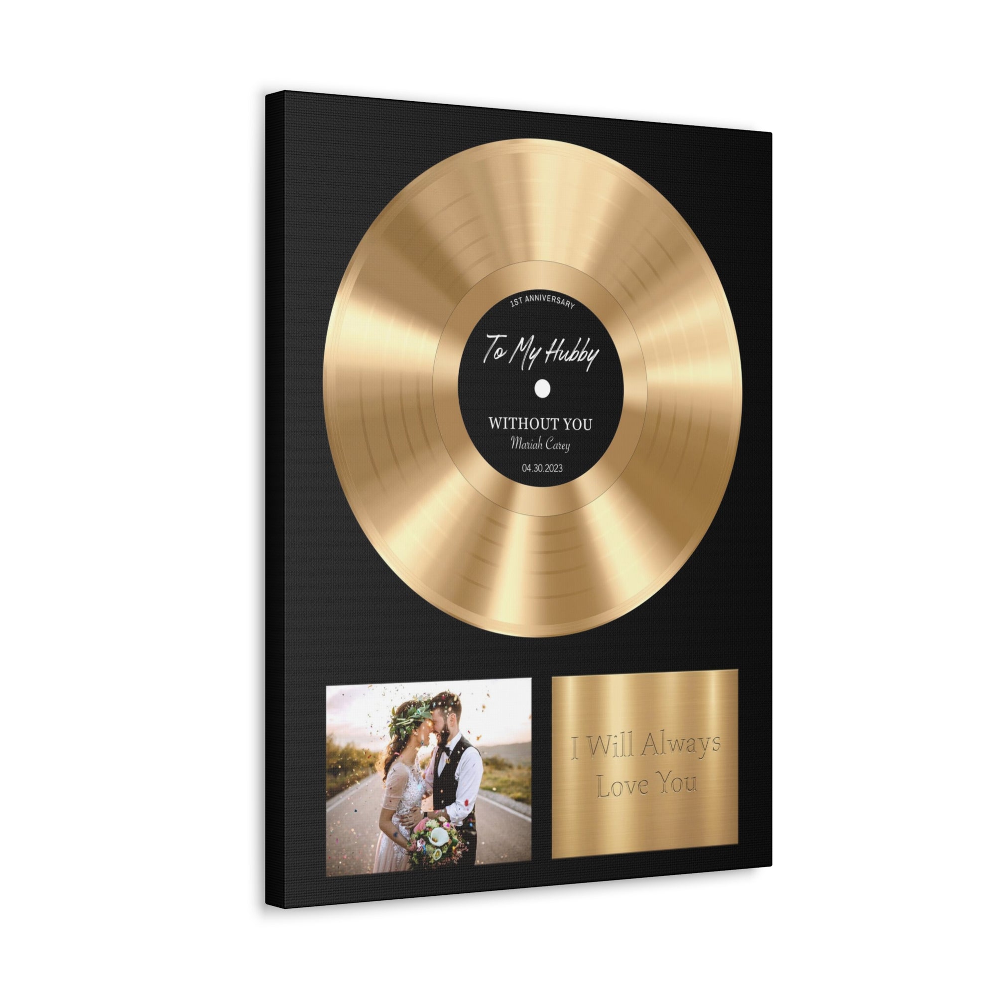 First Dance Lyrics On Canvas