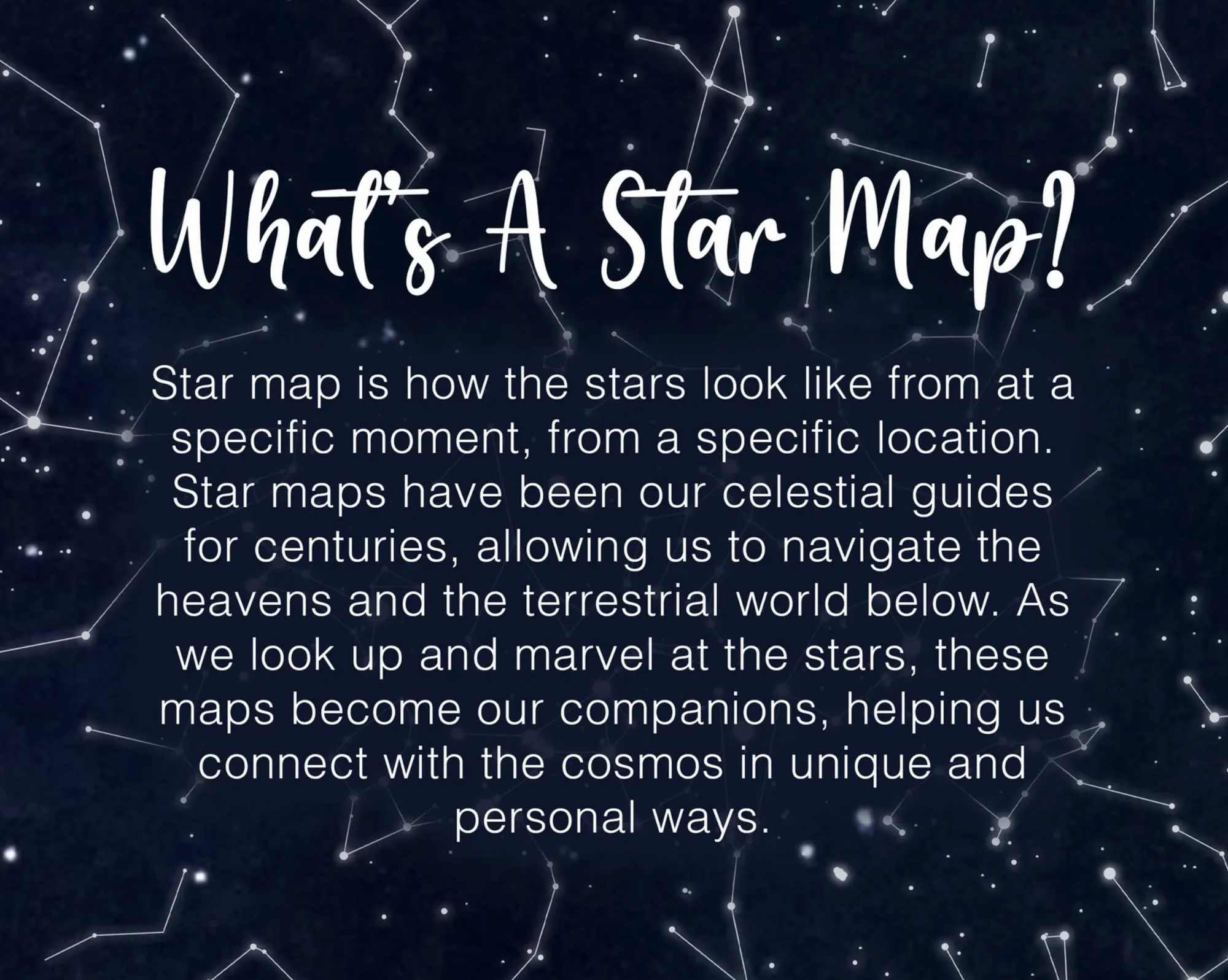 Personalized Constellation Map - Custom Song Lyrics