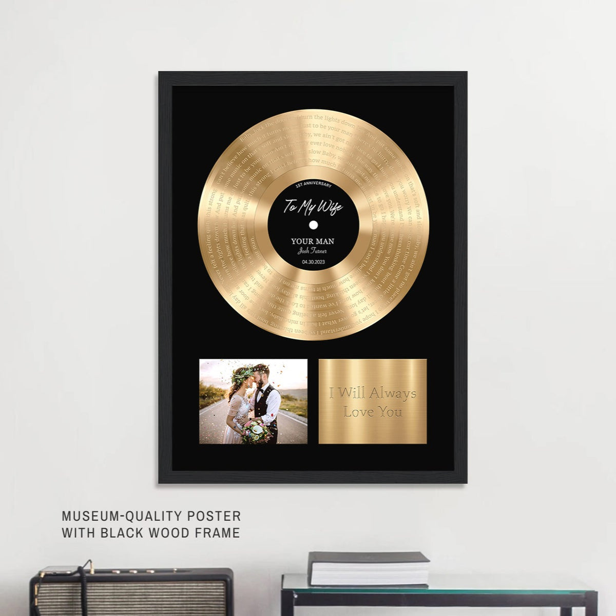 First Dance Lyrics On Canvas