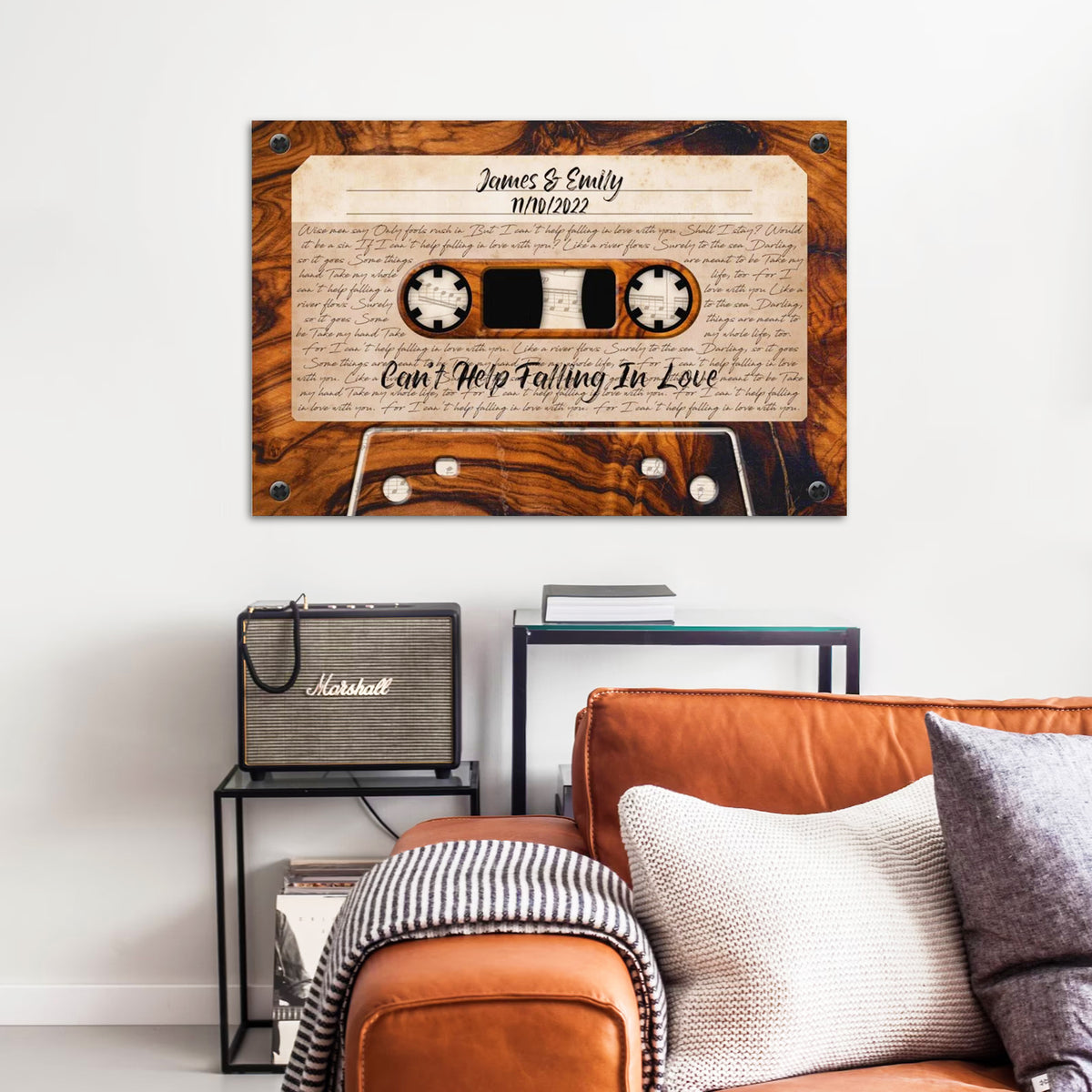 Personalized Music Song Lyrics Cassette Tape