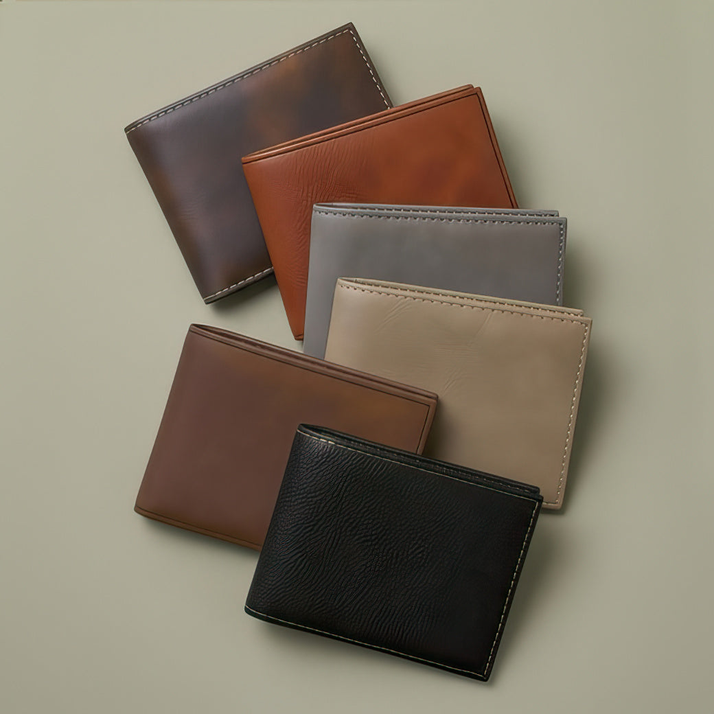 Personalized Wallet for Football Dad - WE SCORED A TOUCHDOWN BY GETTING YOU AS OUR DAD