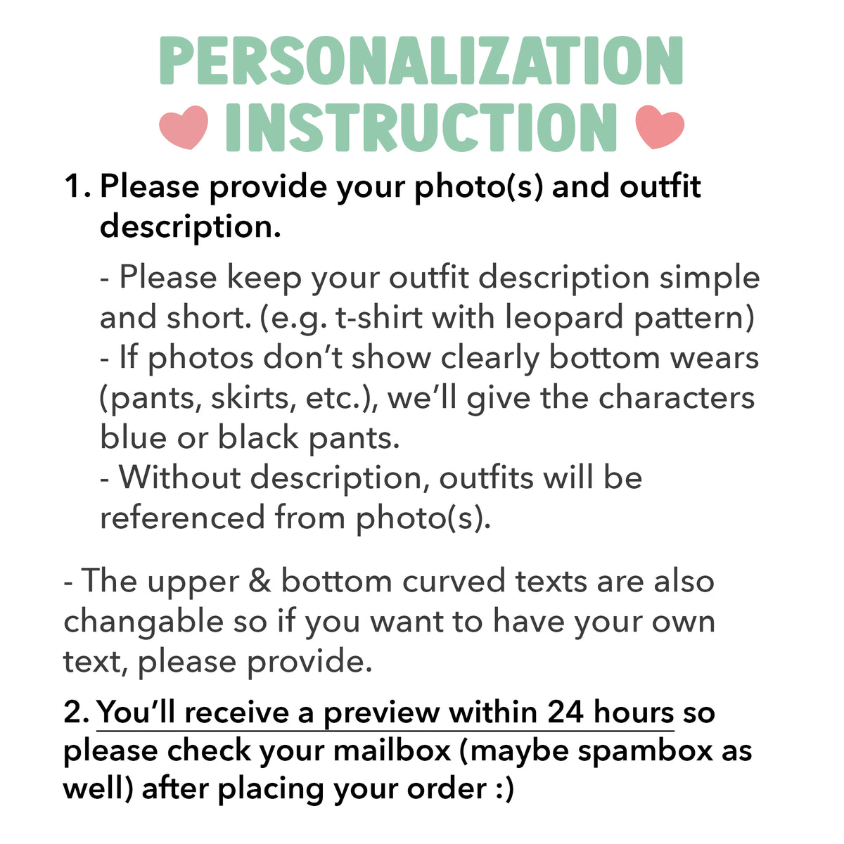 Custom-Drawn Couple Car Ornament